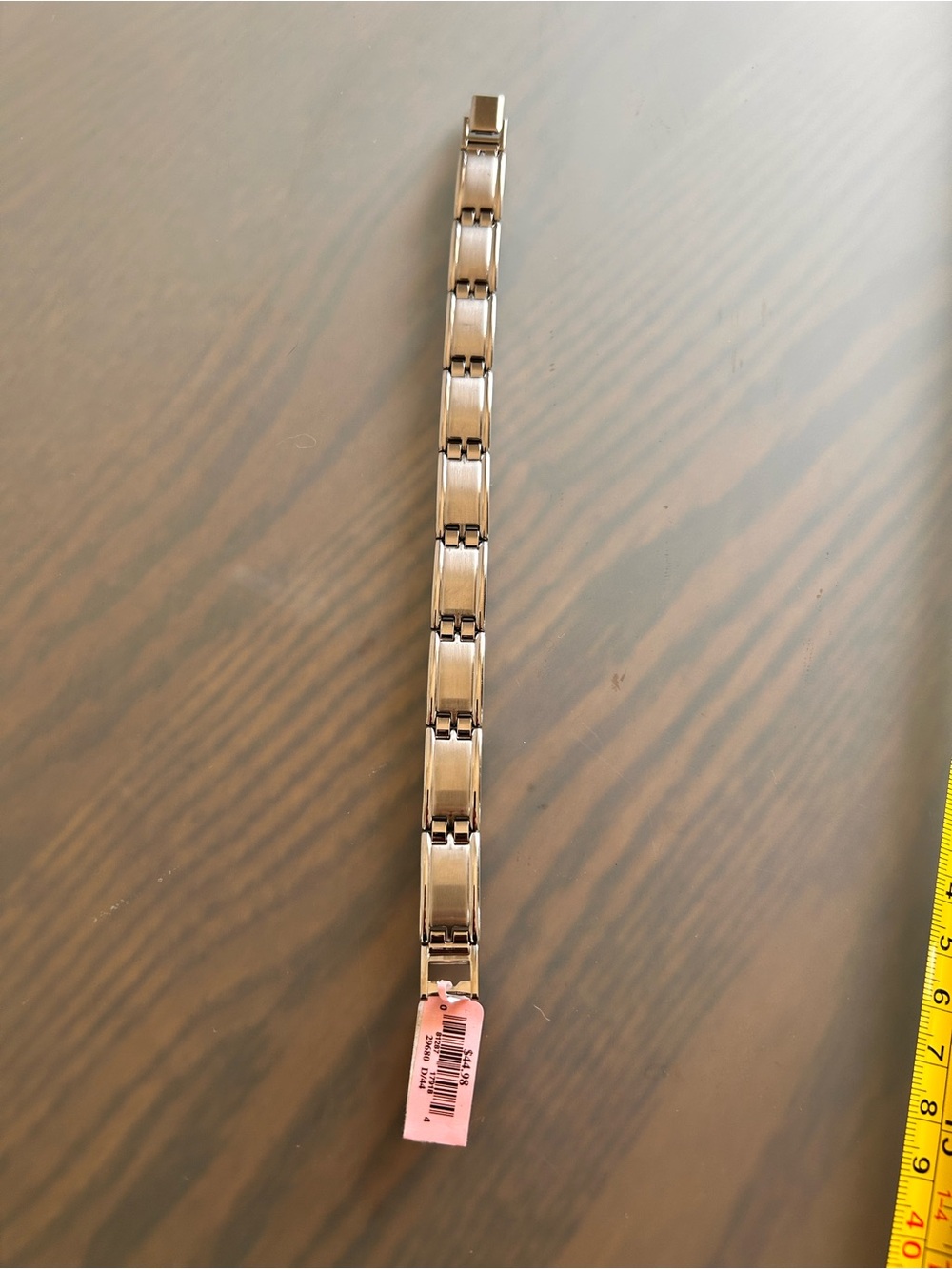 Stainless Steel Link Men’s Bracelet - Silver
